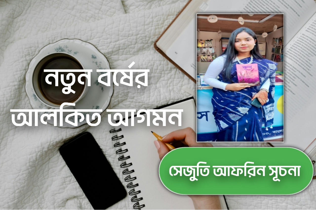 নতুন বর্ষের আলকিত আগমন । সেজুতি আফরিন সূচনা